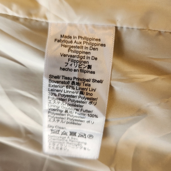 Women's J Crew Linen Blend Blazer Size 10 - Picture 4 of 10